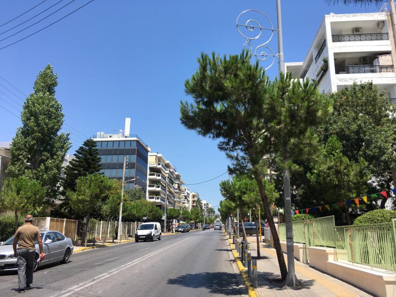 Penthouse With Sea View & Veranda - Athens Riviera Alimos Экстерьер фото